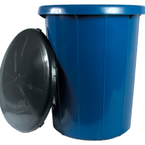 Cesto Kartell Azul con Tapa 145lt