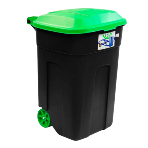 Contenedor con Tapa y Ruedas 135 lt