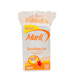 Paquete Servilleta Marli 1x1 con 250