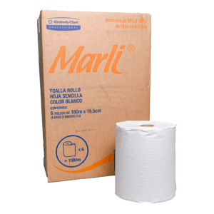 Caja Toalla en Rollo Marli 6pz