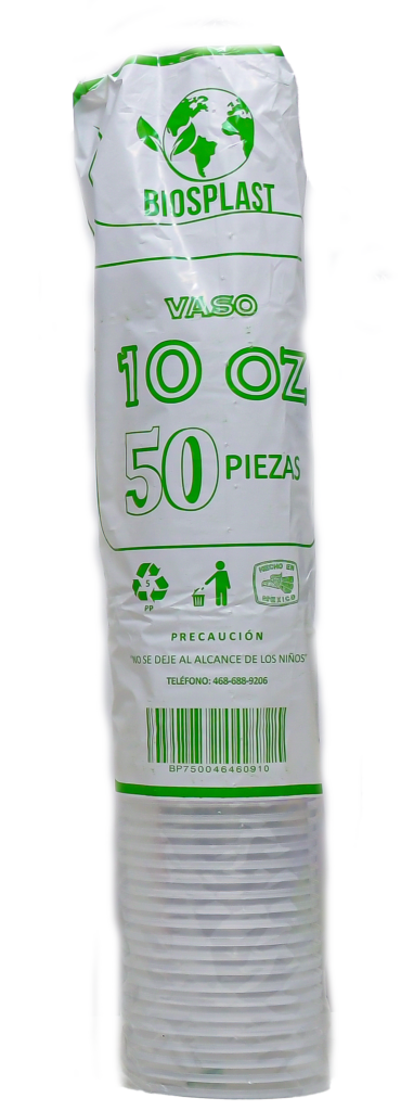 Vaso Bioplast #10